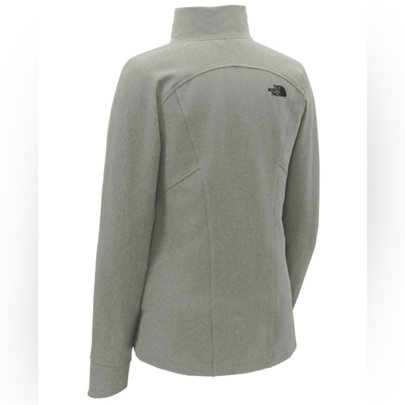 🆕 The North Face Ladies Tech Stretch Soft Shell Jacket - Medium Heather Grey - Picture 7 of 13